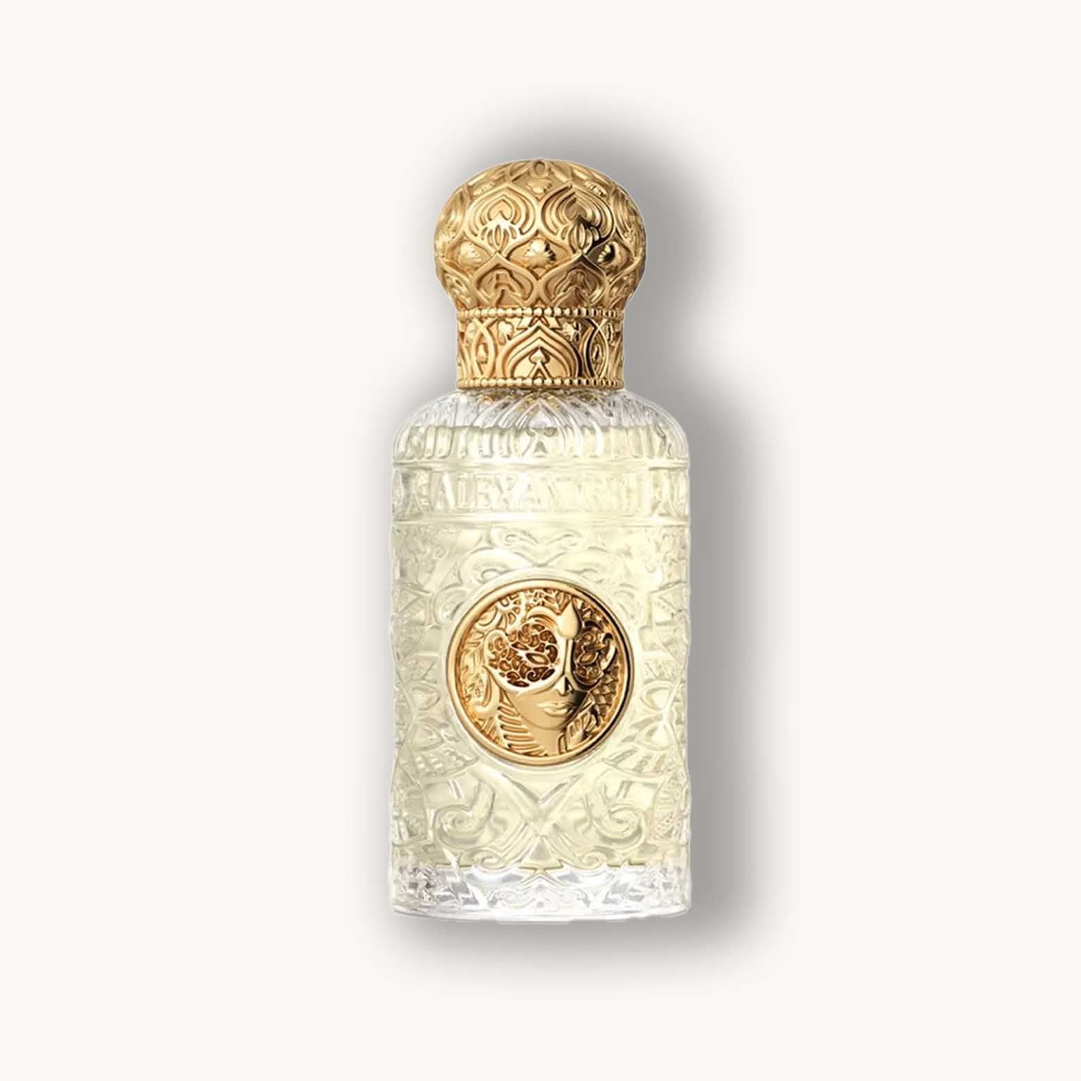 A perfume bottle of Alexandre.J Oriental Enigma Extract.